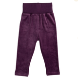 Ma-ia Elisa Velour Baby Pants, Deep Purple