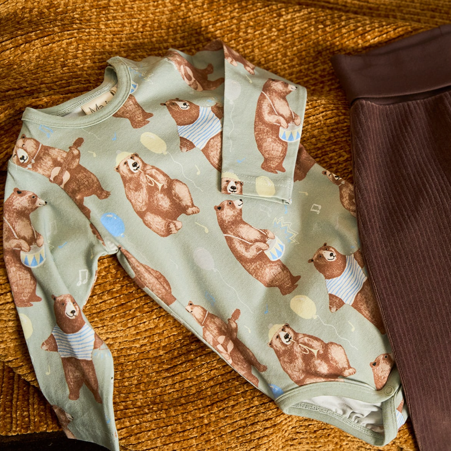 Ma-ia Baby Body Bear, Green (10223703425311)