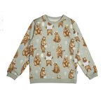 Bear Kids' Sweatshirt, Mint-Brown (10224815898911)
