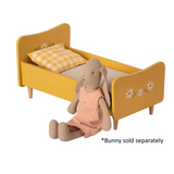 Maileg Teddy Wooden Bed Mini, Yellow