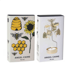 Bee Mine Tea Light Carousel Chime, Gold (10249915302175)