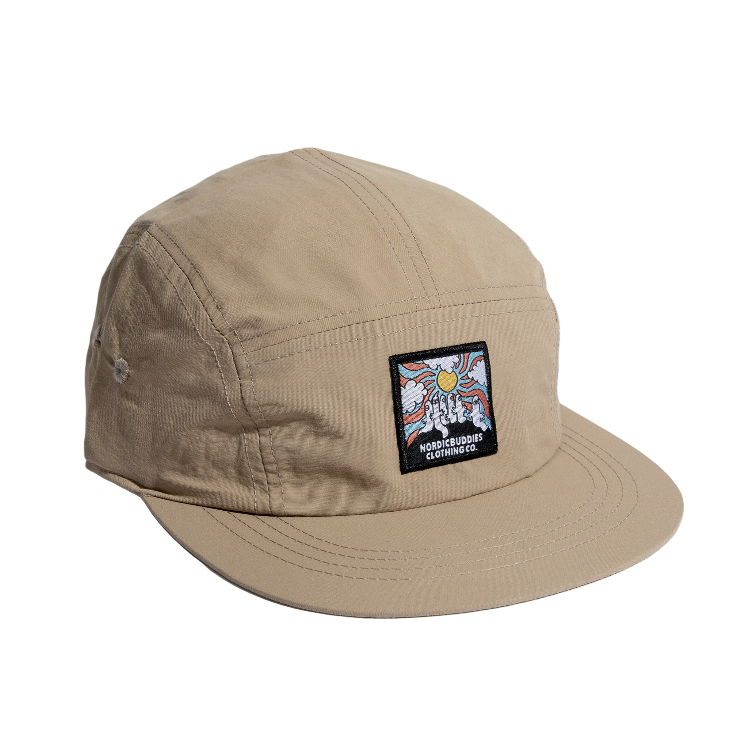 Moomin Hattifatteners Five Panel Cap, Beige (10241387069727)