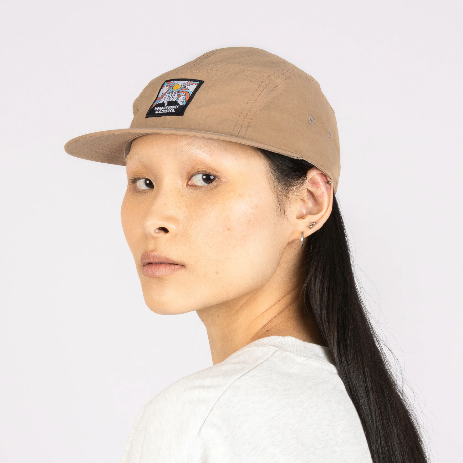Moomin Hattifatteners Five Panel Cap, Beige (10241387069727)