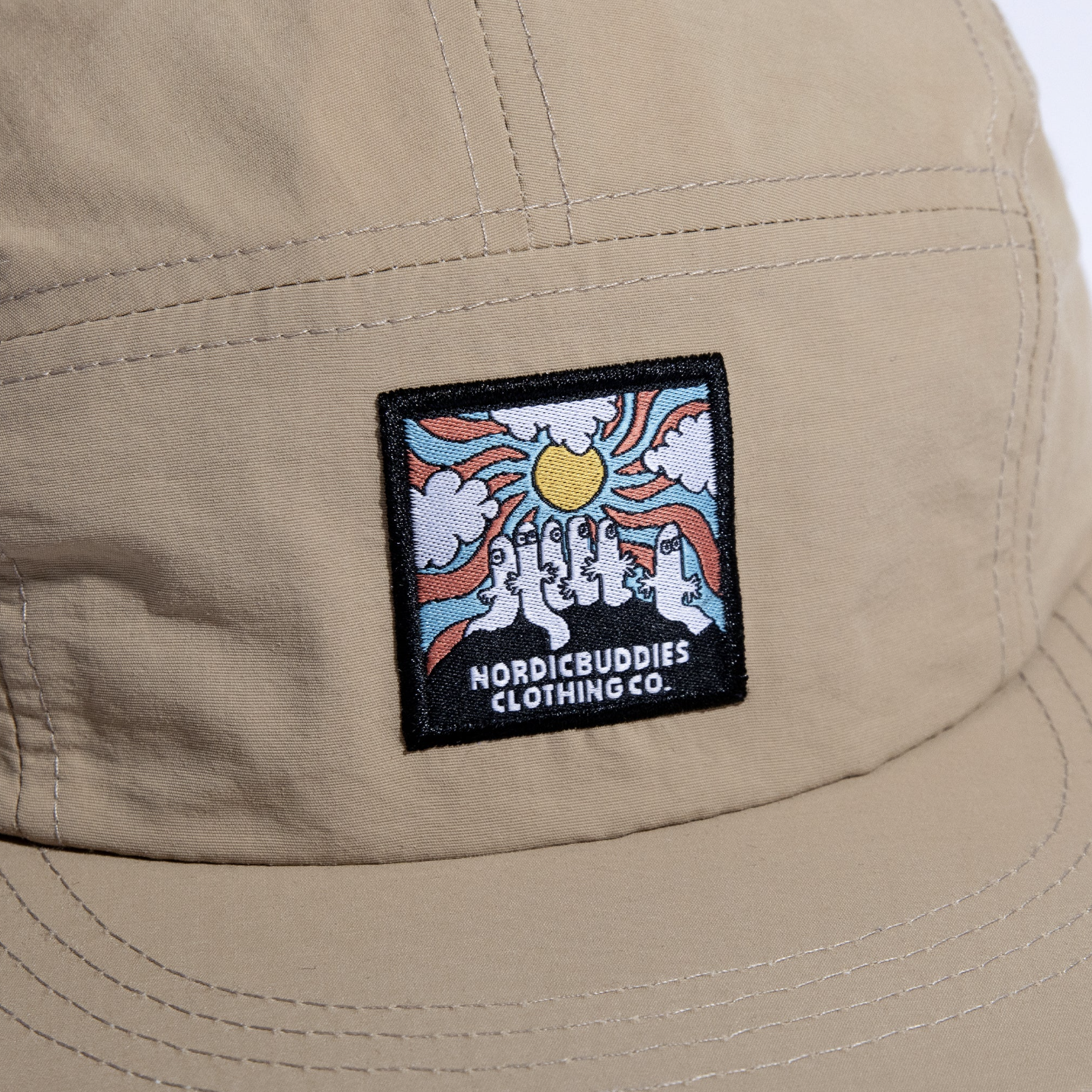 Moomin Hattifatteners Five Panel Cap, Beige (10241387069727)