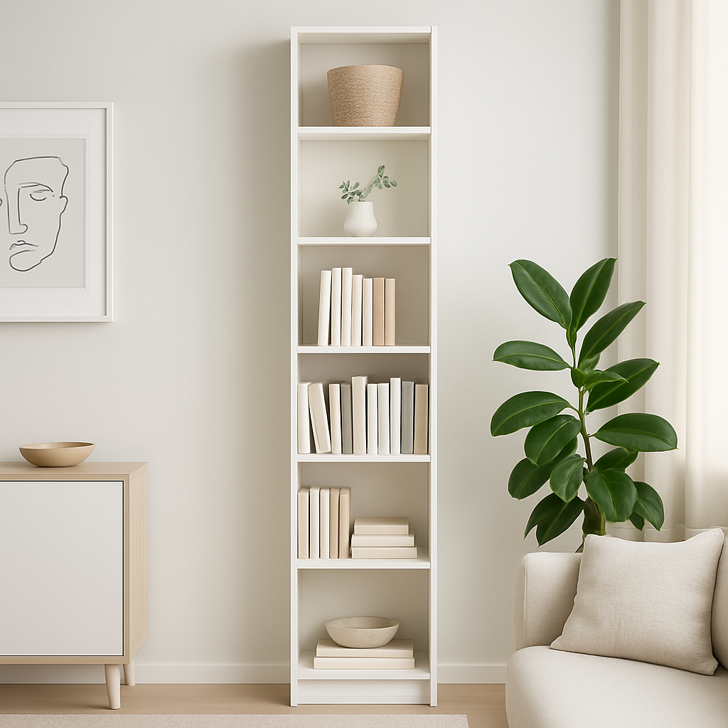Ikea Billy Bookcase, 40x28x202cm, White (1968737648705)