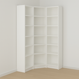 Ikea Billy Bookcase Corner, 120x28x202cm, White (8129682931999)