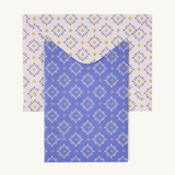 Card with Envelope, Blue Mosaik