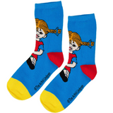 Pippi Socks Kids Socks - Double Pack, Blue/Red