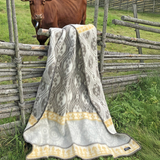 Brunkulla (Brown Hill) 100% Wool Blanket, Nature