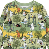 Moomin Kids Shirt Busy Bees, Green
