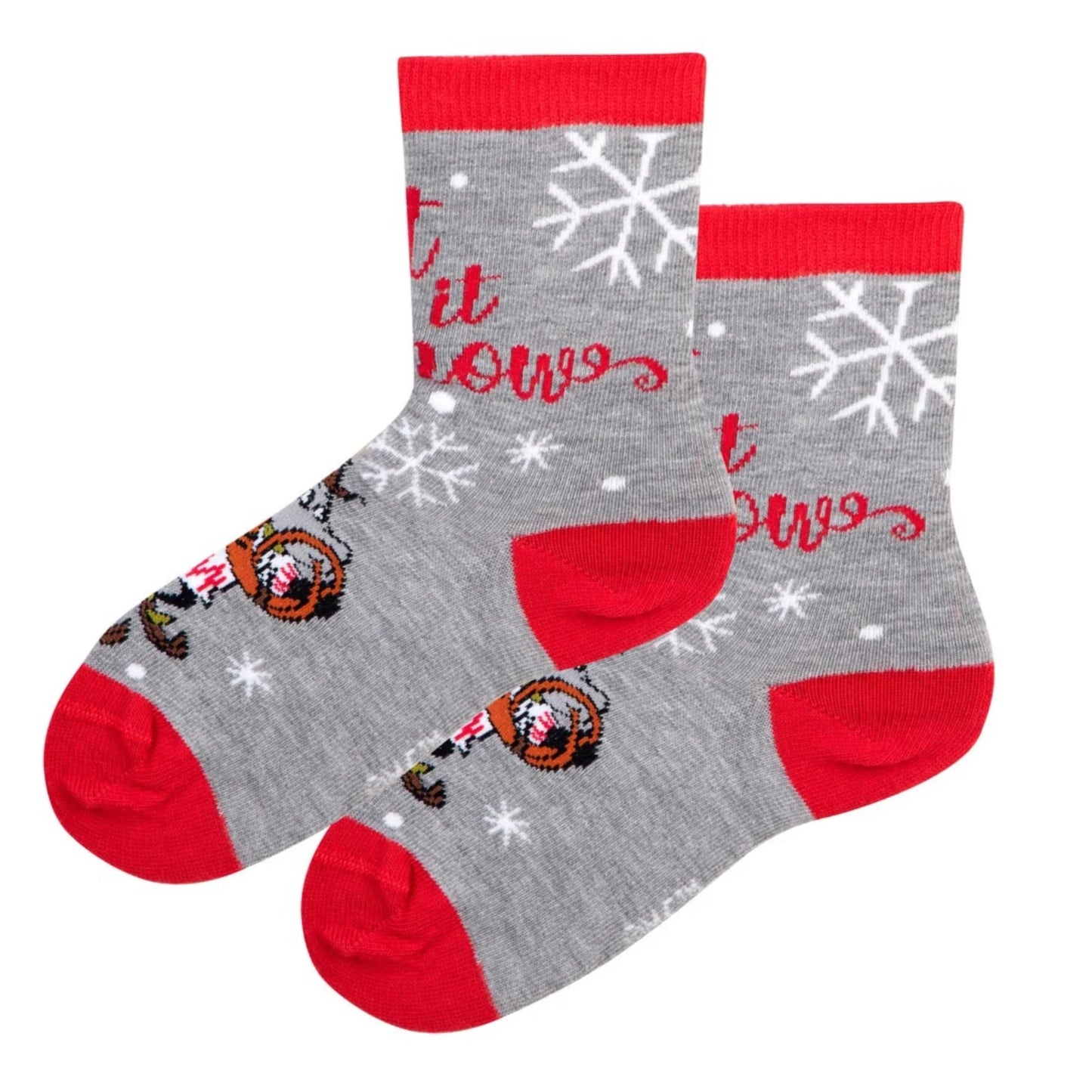 Moomin Snow Kids Socks, Grey (8745657893151)