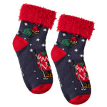 Moomin Sorry-Oo Adults Fluffy Socks, Dark Blue (8745663987999)