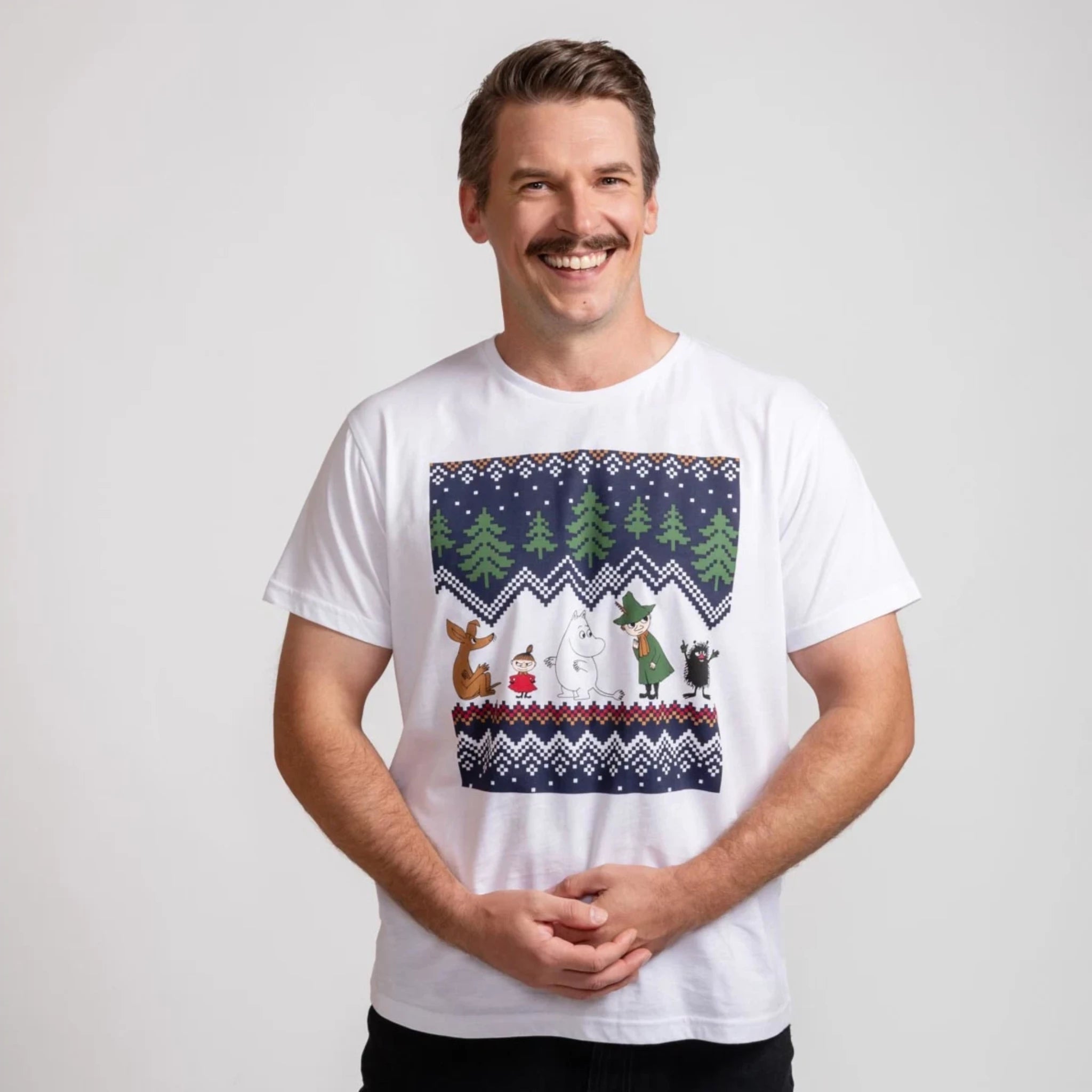 Moomin Oiva Adults T-Shirt Range, Off-White (8745435726111)