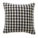 Klippan Dogtooth 100% Wool Cushion Cover, Black