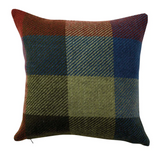 Klippan Gotland Multi 100% Wool Cushion Cover, Green