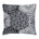 Ruut Linen Cushion Cover 45x45cm,  White-Black (9788131737887)
