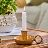 Candle Holder assorted Ocean Mustard