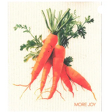 100% Biodegradable Dishcloth, Carrots