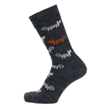 Cat Merino Socks, Antracite (10186237640991)