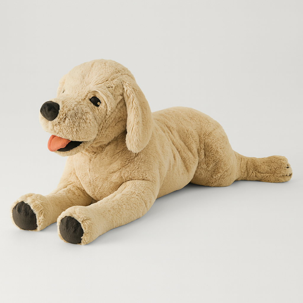 Ikea Gosig Golden Retriever Dog Soft Toy, Adult/70cm (8548833198367)