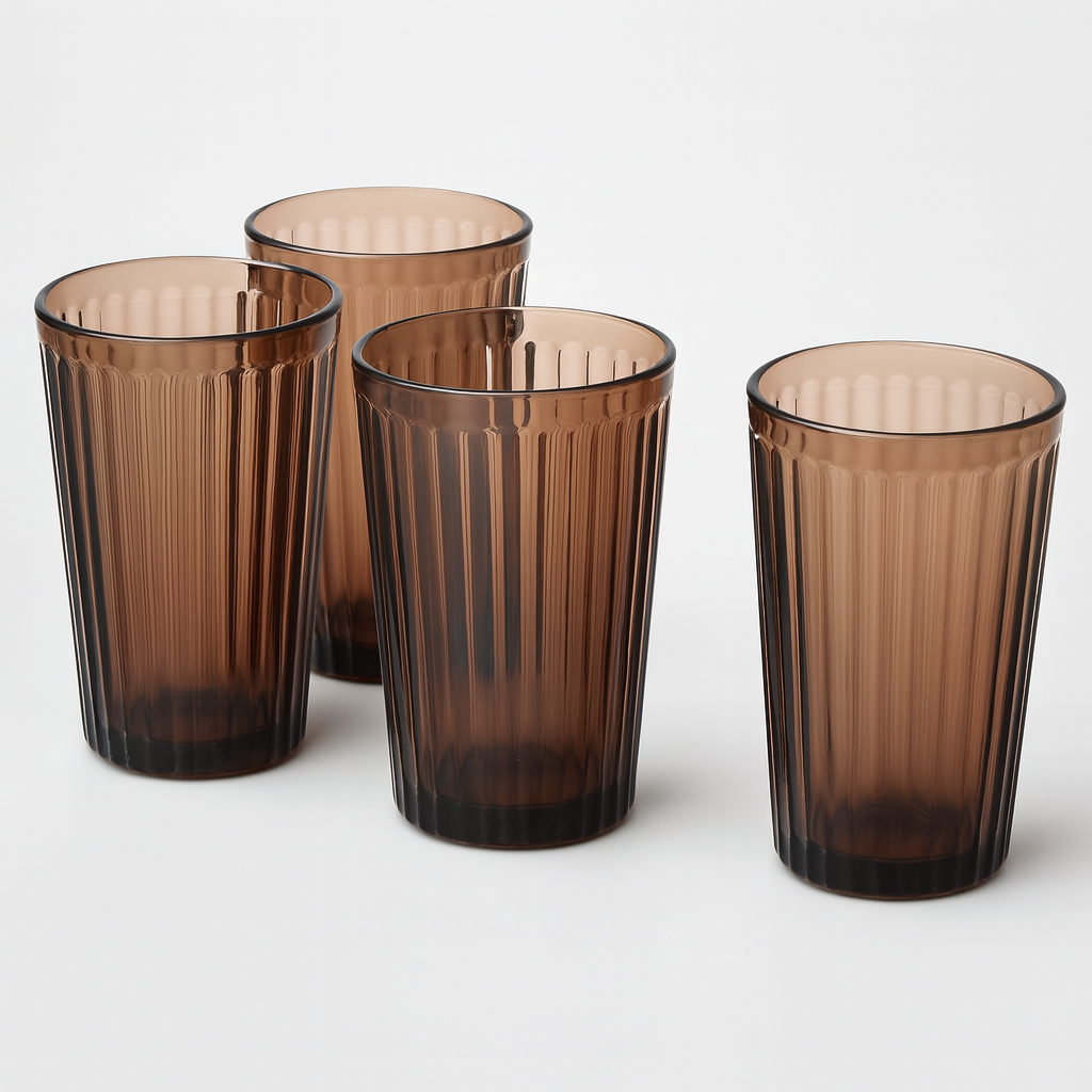 Ikea Vardagen Drinking Glass, 31cl, Brown (8254352982303)