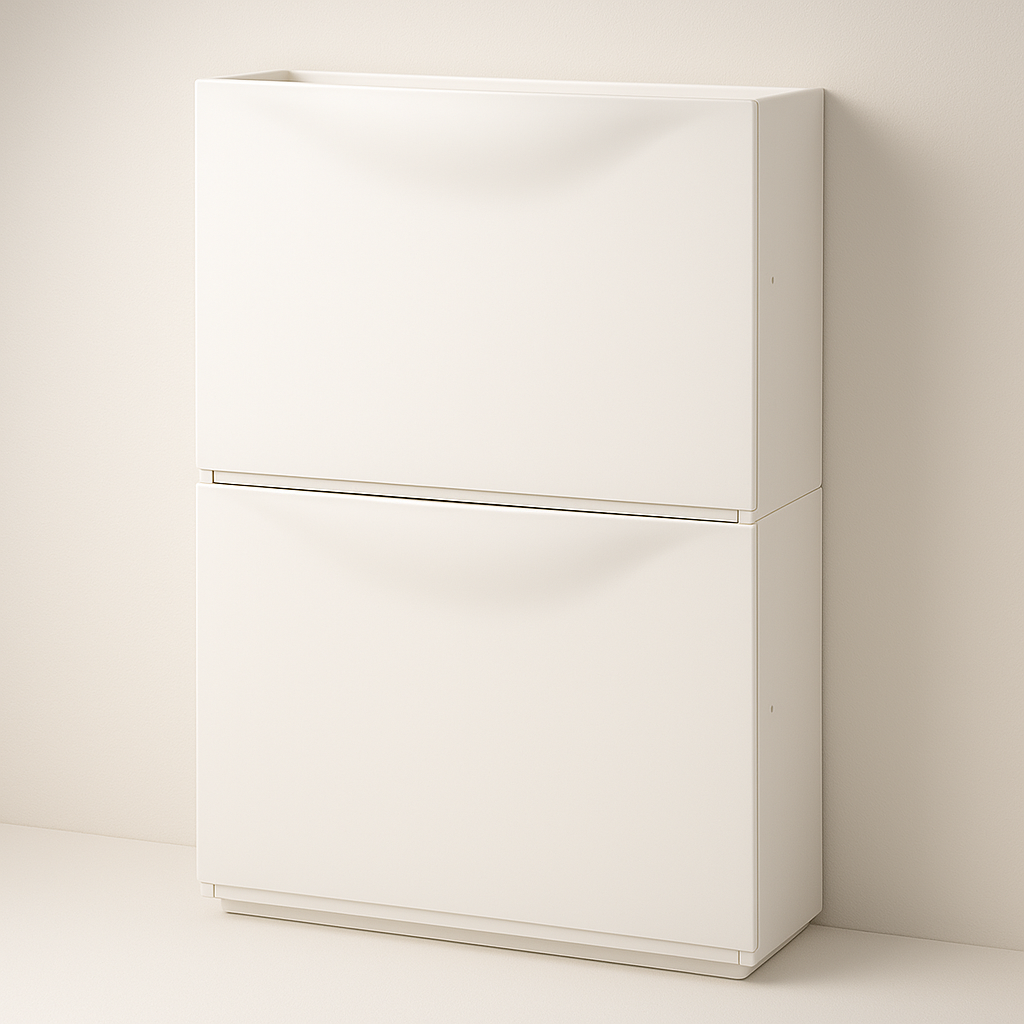 Ikea Trones Shoe Cabinet, White (4660258897985)