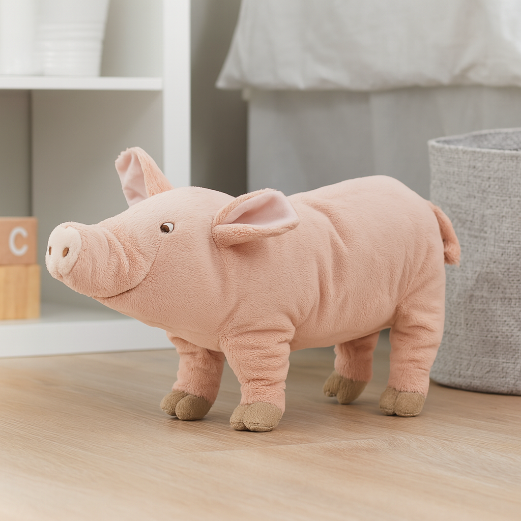 Ikea Knorrig Pig Soft Toy, 40cm (3955347030081)