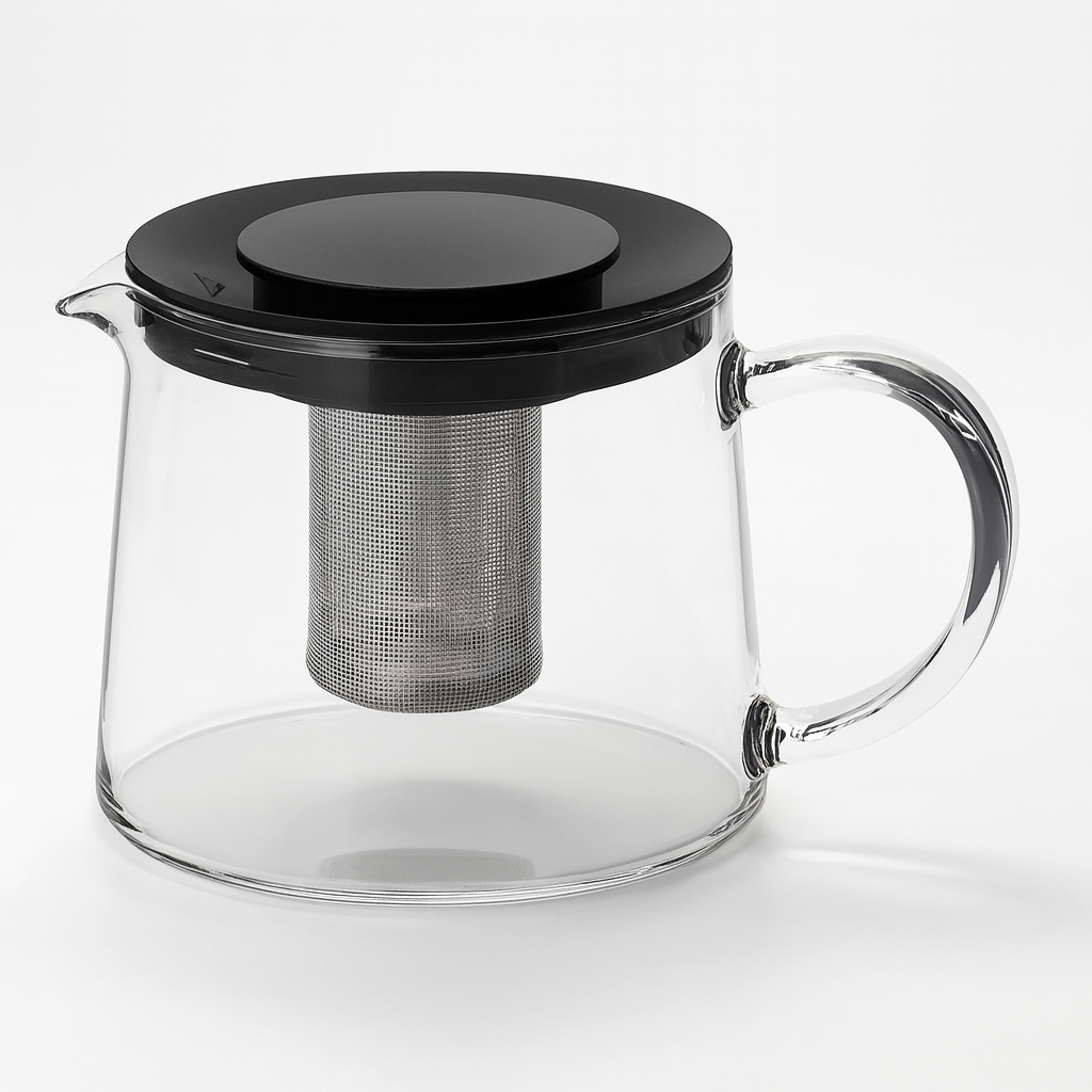 Ikea Riklig Glass Teapot (4308369670209)