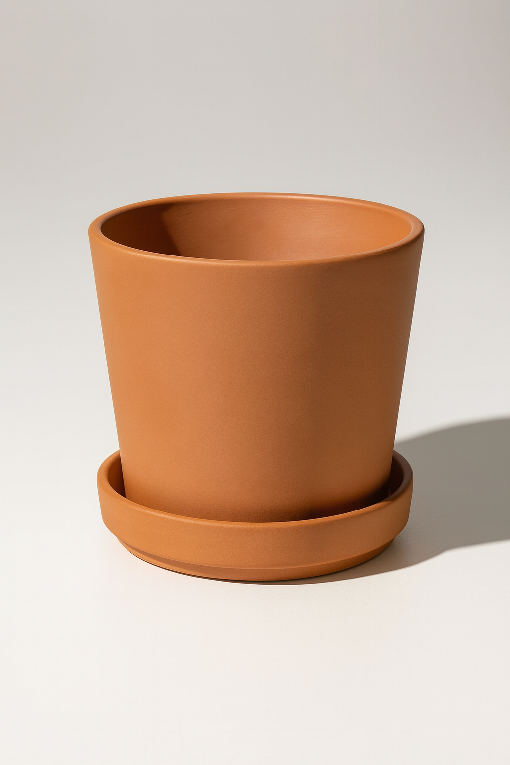 Ikea Brunbar Clay Pot with Plate, 15cm (8559154037023)