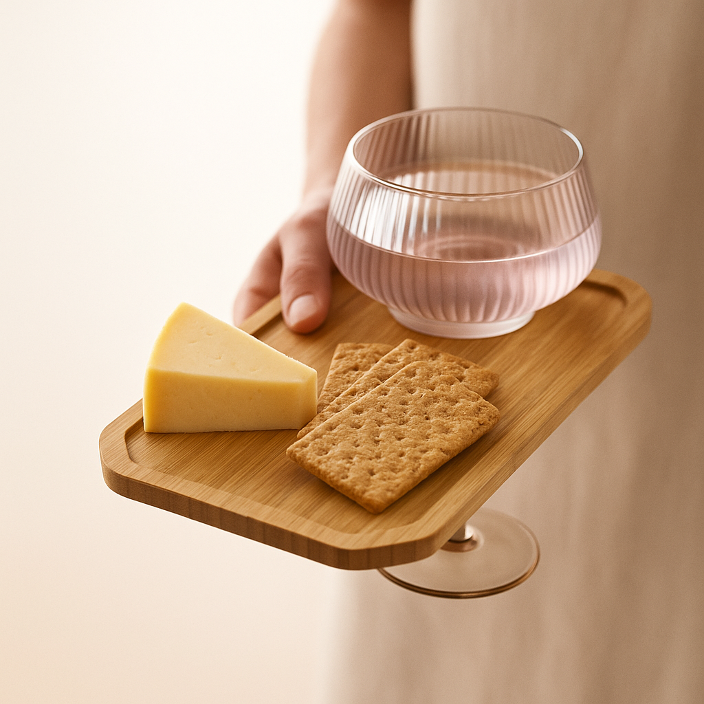 Ikea Anledning Bamboo Cocktail Plate, 2-Pack (7981870448927)