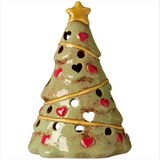 Christmas Tree Tea Light Lantern 16cm