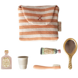 Maileg Toothbrush Set Mouse, Coral