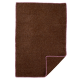 Klippan Cozy Baby 100% Wool Baby Blanket, Walnut-Pink