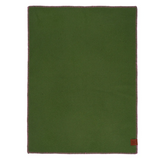 Klippan Cozy Baby 100% Wool Baby Blanket, Green-Pink