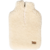 Cozy Wool Cover with Hot Water Bottle 2L,  Creme