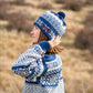 Arctic 100% Wool Beanie with Fleece Lining, Blue (6561539883073)