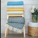 Nordic Chill Alvar 100% Wool Throw 130x170cm, Sky Blue (6775151820865)