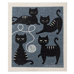 100% Biodegradable Dishcloth, Cat Family (8605392929055)