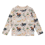 Ma-ia Dog party Kids Long Sleeve Top