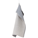 Duo Washed Linen Tea Towel, Linen-Fumo