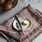 Duo Washed Linen Tea Towel, Cinnamon-Brown (10238100341023)