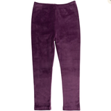 Elisa velour Kids Pants, Deep Purple