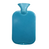 Blue hot water bottle on a white background
