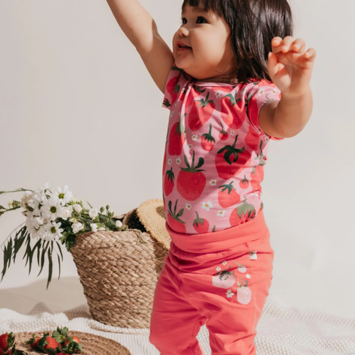 Ma-ia Fragola Strawberry Baby Pants, Red (10259068059935)