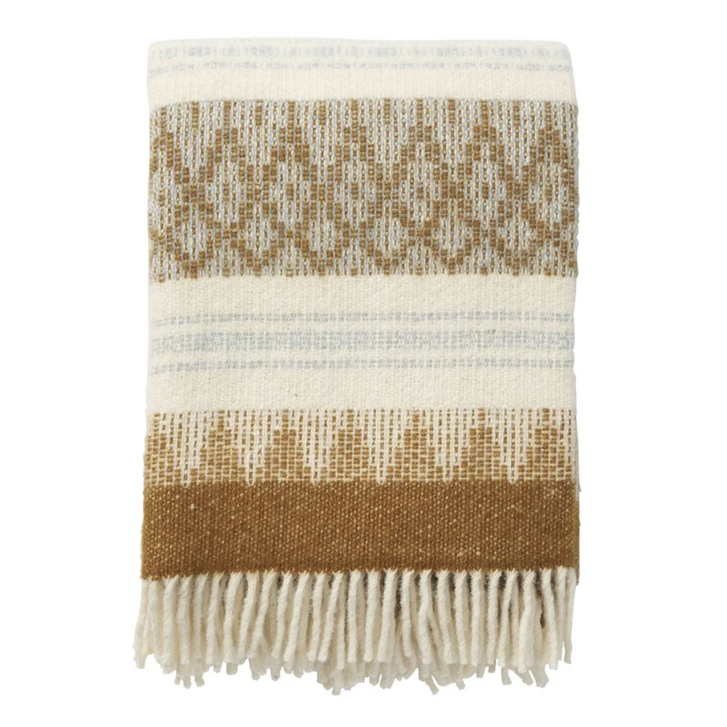 Klippan Freja 100% Swedish Wool Throw, Amber (10245788991775)