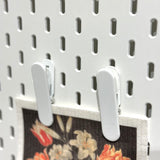 Ikea Skadis Clip, White, 2-Pack (3737521160257)