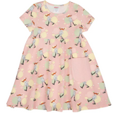 Pippi Longstocking Kids' Dress, Funny Pippi, Rose