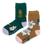 Moomin Women Gift Box Socks 2-Pack, Adventure