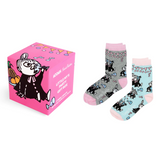 Moomin Women Gift Box Socks 2-Pack, Little My's Party