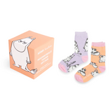 Moomin Women Gift Box Socks 2-Pack, Moomintroll's Temper